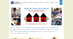 Desktop Screenshot of focuscenterforautism.org